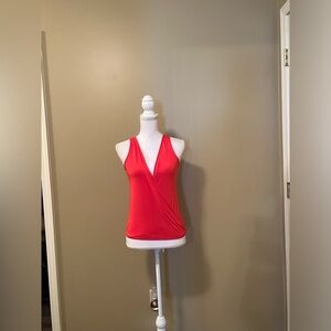 Tart Tangerine Wrap Top Size XS